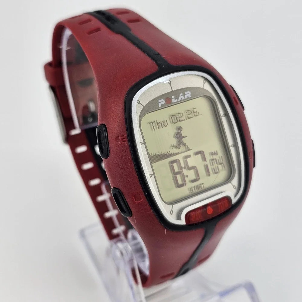 Polar RS 200 Heart Rate Monitor Fitness Activity Tracker Unisex Watch NewBattery